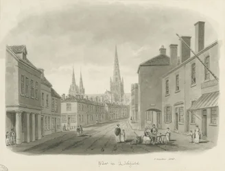 Lichfield - Vista de la calle