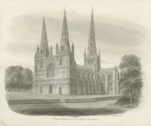 Catedral de Lichfield - Vista Suroeste