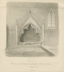 Iglesia de Norbury - Monumento a Ralph le Botiler