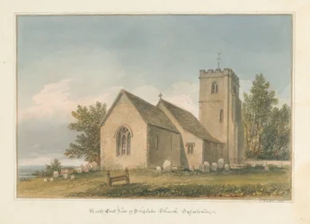Oxfordshire - Iglesia de Shiplake, 1830