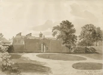 Patshull House: dibujo en sepia, s.f. [1820]