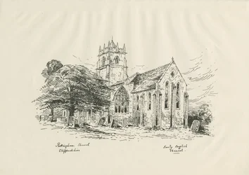 Iglesia de Pattingham (zincografía)