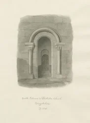 Iglesia de Rolleston - Entrada sur