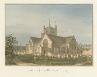 Sussex - Iglesia de Petworth, 1825