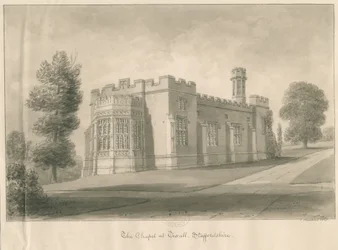 Tixall - Capilla en Tixall Hall