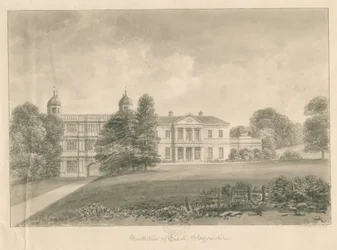 Tixall Hall y Gatehouse