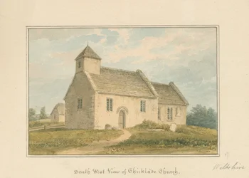 Wiltshire - Iglesia de Chicklade, 1817