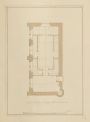 Wiltshire - Sarum - Plano del Palacio del Obispo