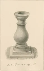 Worcestershire - Droitwich - Pila Bautismal de la Iglesia de Dodderhill, 1833