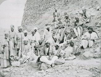 Jefes y Khans de Khyber, Fuerte Jamrud, Frontera Noroeste, circa 1878