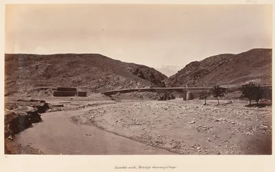 El puente en Surakh-aub, 1879