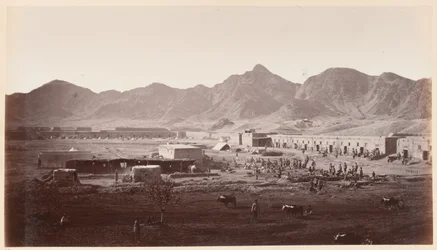 Extremo occidental del Fuerte Dakka, mirando hacia Khurd Khyber