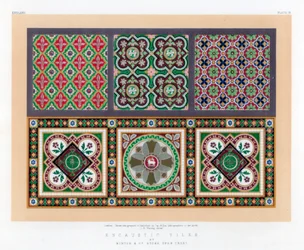 Azulejos encáusticos, siglo XIX