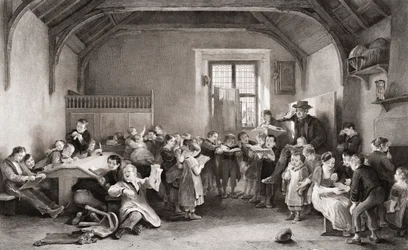 La escuela. Siglo XIX.