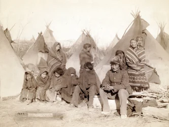 Lo que queda de la banda de Big Foot, 1891