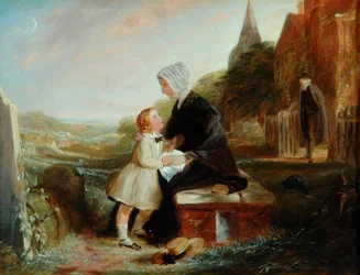 La tumba de su padre