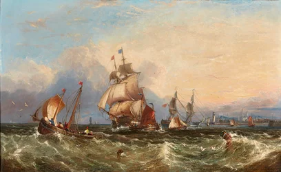 Barcos por la costa