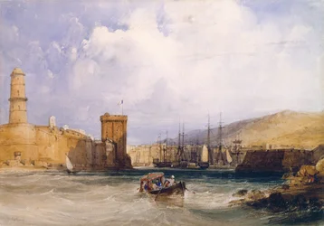 La entrada al puerto de Marsella
