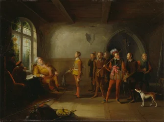 Falstaff y los reclutas, de "Enrique IV, Parte II"