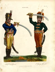 Estilos de esgrima: Guardia de Medio Círculo y Guardia de San Jorge