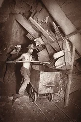 Un molino en la mina 412, Dolcoath, ilustración de 