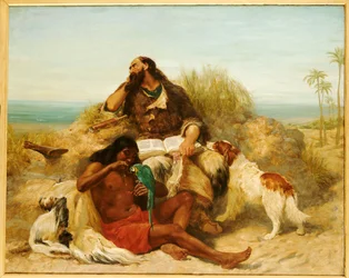 Robinson Crusoe y su hombre Viernes