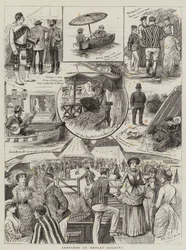 Bocetos en la Regata de Henley