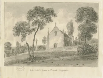 Cresswell - capilla católica de Draycott-in-the-Moors, 1841