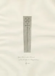 Iglesia de Enville - Lápida