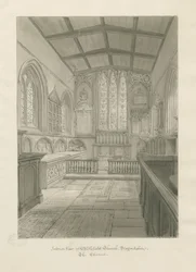 Interior de la Iglesia de Blithfield
