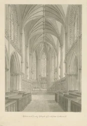 Interior de la Catedral de Lichfield - Coro y Capilla de la Virgen