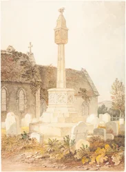 Monumento en un Cementerio de la Iglesia