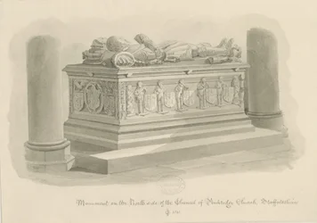 Iglesia de Penkridge - Tumba de Sir Edward Littleton