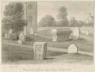 Iglesia de Rocester - Monumentos y cementerio