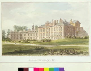 Vista sureste del Palacio de Kensington, 1826