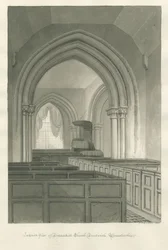 Worcestershire - Droitwich - Interior de la Iglesia de Dodderhill