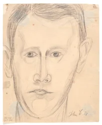Autorretrato de frente