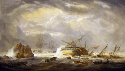 Guerras napoleónicas (1803-1815): la pérdida del "Magnífico", 25 de marzo