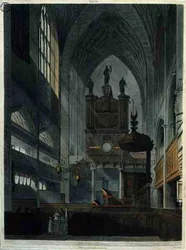 Interior de la Abadía, de 