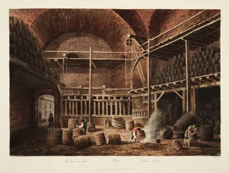 Baños de Julián, ilustración de Versalles, París y Saint Denis, pub. 1809