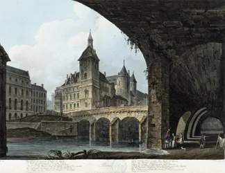 París: El Puente al Cambio - en "París visto por J.C. Mats", ed. Miller, Londres