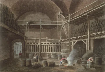 Los baños de Julián en el Hotel de Cluny, 1809