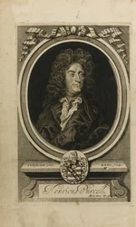 Retrato del compositor Henry Purcell 1659-1695, 1702