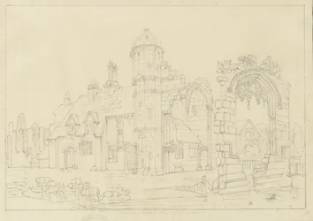 Priorato de Dudley: dibujo a lápiz, nd [siglo XIX]