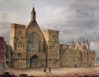 Entrada al Westminster Hall, 1807