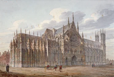 Abadía de Westminster, Londres, 1816