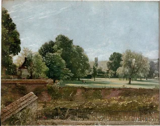 Una vista en Salisbury, desde la biblioteca de la casa del archidiácono Fisher