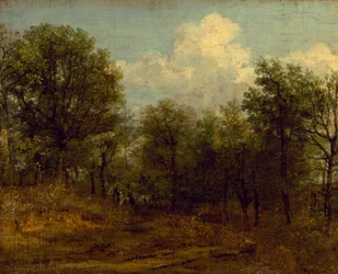 Un bosque (óleo)