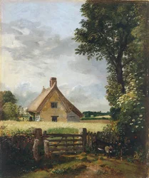 Una cabaña en un campo de maíz, 1815-1818