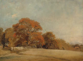 Paisaje otoñal en East Bergholt, c. 1805-08